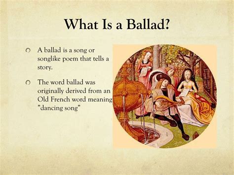 genre ballad|what is a love ballad.